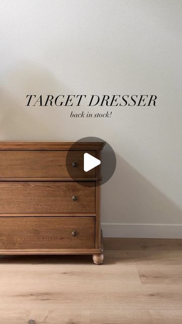 Chelsey Freng on Instagram: "The cuuuutest new dresser from Target is back in stock! 🙌 Doubles as a nightstand!

🔗 Comment SHOP for the link!

Also available in black and matching, smaller nightstands! 

Love how it looks antique/vintage 🥹 so darling!

Follow @frengpartyof6 for more affordable home finds! 

#target #targethomestyle #fallhomedecor #boujeeonabudget #affordablehome #organicmodernhome #ltkhome #interiordesign #interior123 #cottagehomestyle" Tv On Dresser, Dresser With Tv, Small Nightstand, Home Finds, Back In Stock, Cottage Homes, Organic Modern, New House Ideas, Fall Home Decor