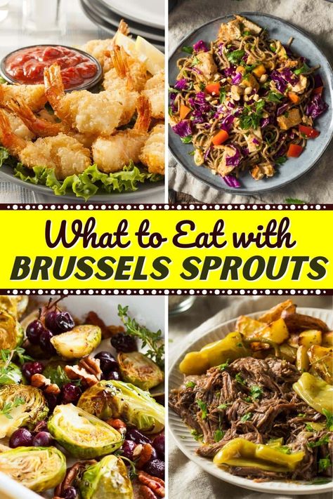 Wondering what to serve with Brussels sprouts? From salmon to steak to tasty chicken dishes, there are so many perfect things to pair them with. What To Pair With Brussel Sprouts, What To Serve With Brussel Sprouts, Dinner With Brussel Sprouts, Classic Burger Recipes, Crockpot Mac And Cheese, Oven Roasted Turkey, Mississippi Pot Roast, Perfect Things, Roast Turkey Breast