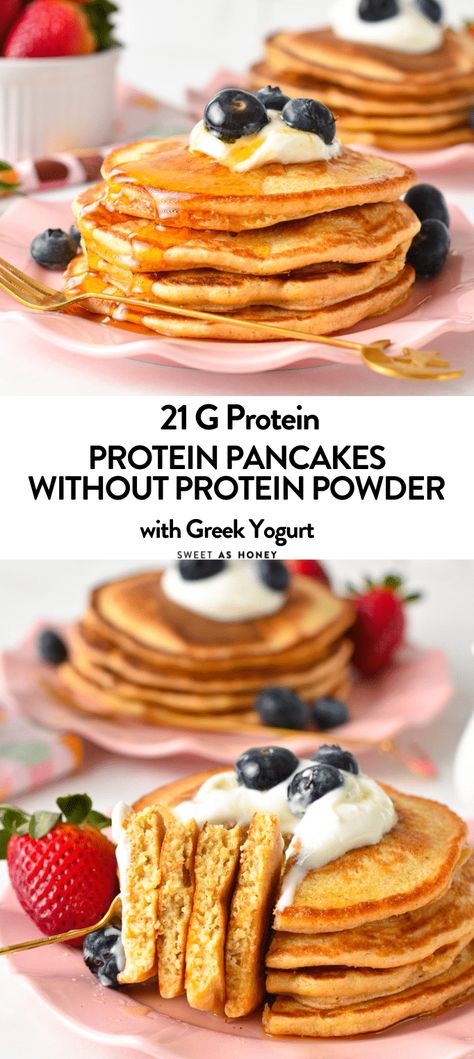 Protein Pancakes Without Protein Powder Protein Pancakes Without Protein Powder, Protein Pancakes Low Carb, Gluten Free Protein Pancakes, Healthy Protein Pancakes, Low Calorie Pancakes, Best Whey Protein Powder, Protein Powder Pancakes, High Protein Pancakes, Best Whey Protein