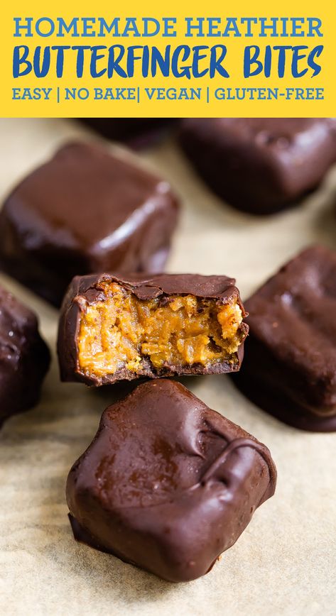 Homemade Butterfingers, Healthy Candy, Homemade Candy, Candy Halloween, Special Diet, Bake Desserts, Healthy Sweets Recipes, Homemade Candies, Cereal Recipes