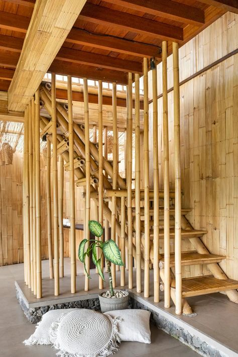 ✰ Camaya Bali Suboya - Magical Bamboo House ✰ - Cabins for Rent in Selat, Bali, Indonesia - Airbnb Bamboo House Bali, Camaya Bali, Bahay Kubo Design, Bamboo Villa, Philippine Houses, Bahay Kubo, Bamboo House Design, Bali House, Bamboo Architecture