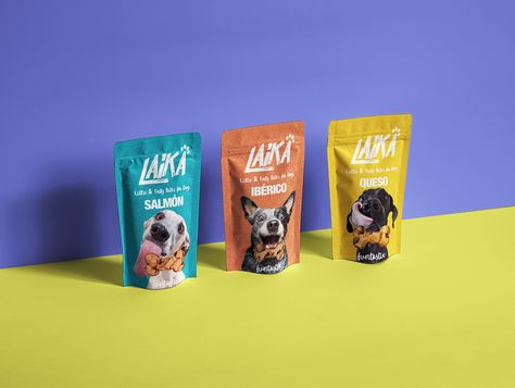 Dog Treat Packaging, Laika Dog, Pet Packaging, Pet Food Packaging, Pet Brand, Pet Branding, Food Branding, Dog Food Brands, Pet Supplements