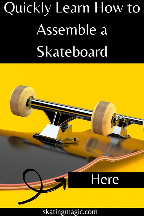 A quick and easy skateboard beginner guide on how to assemble a skateboard. Beginner Skateboard, Skateboarding Tricks, Penny Skateboard, Penny Board, Cool Skateboards, Home A, Beginners Guide, A Video, Skateboard