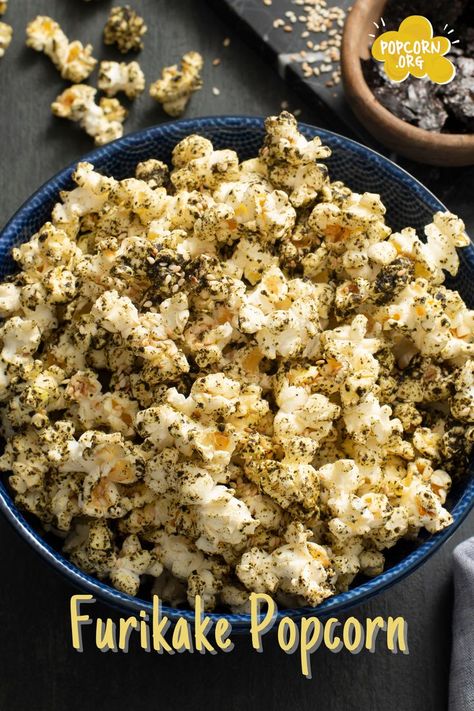 Nori Recipe, Flavored Popcorn Recipes, Japanese Spices, Savory Popcorn, Spiced Popcorn, Game Snacks, Flavored Popcorn, Popcorn Recipes, Finger Food Appetizers