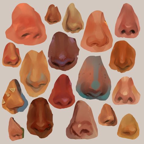 Nose Tut, Nose Drawing, Art Folder, Nose Art, Digital Painting Tutorials, Learn Art, Realism Art, Figure Drawing Reference, Art Prompts