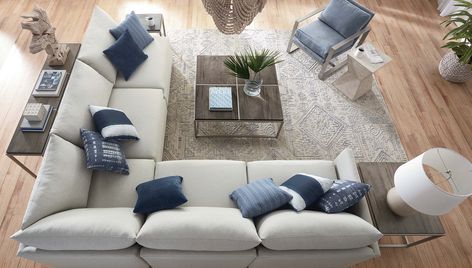 Sectional Living Room Layout, Sectional Living Room Sets, Dining Room Furniture Design, Room Furniture Design, Cozy Couch, Bassett Furniture, Bedroom Furniture Design, Livingroom Layout, Living Room Sectional