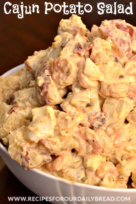 Cajun Potato Salad, Cajun Potatoes, Cajun Dishes, Cajun Creole Recipes, Crab Boil, Cajun Cooking, Louisiana Recipes, Creole Recipes, Cajun Shrimp