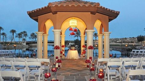 Lakeside at Westin Las Vegas Wedding Courtyard Wedding Courtyard, Diy Wedding Favor, Mexican Wedding Ideas, Wedding Veil Styles, Vegas Wedding Venue, Las Vegas Wedding Venue, Dresses Guest Wedding, Lake Las Vegas, Las Vegas Resorts