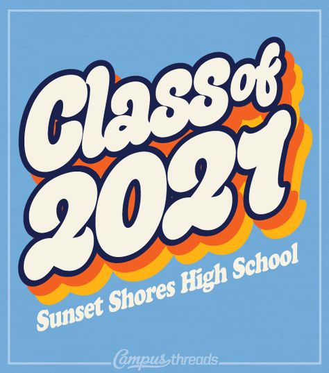 Senior Class Shirts, Senior Sweatshirts, Retro Shirt Design, School Shirt Designs, Yearbook Covers, School Spirit Wear, Yearbook Themes, School Spirit Shirts, Class Shirt