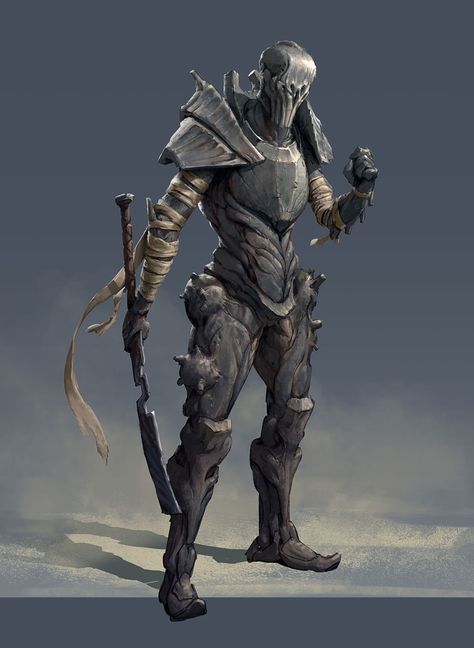 Wasteland Heavy Armor Art from Remnant: From the Ashes #art #artwork #videogames #gameart #conceptart #illustration #remnantfromtheashes #armordesign #armorart Remnant From The Ashes, Heavy Armor, Artful Ashes, Epic Characters, My Fantasy World, Fantasy Theme, The Revenant, Monster Design, Armor Concept