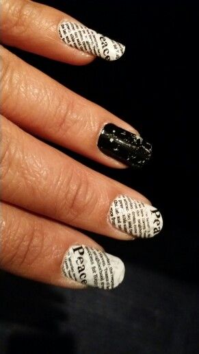 Newspaper Reputation Outfit, Newspaper Dress Eras Tour, News Paper Nails, Newspaper With Brush Nail Art, How To Do Newspaper Nails, Newspaper Nail Art, Newspaper Nails, Mail Inspo, Boxing Quotes