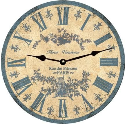 Blue Toile Wall Clock Sos Sza, Princess Paris, Rustic Light, Vintage Motorcycle Posters, Gold Clock, Mdf Panel, Toile Pattern, Handmade Clocks, Black Clocks