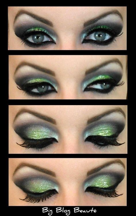 Make Up Diy, Green Smokey Eye, Arabic Makeup, Witch Makeup, Makijaż Smokey Eye, Halloween Make Up, Products Makeup, Costume Makeup, Halloween Make