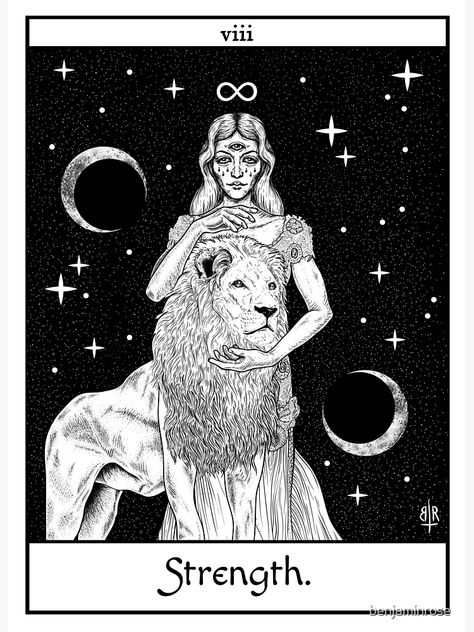 Strength Tarot Card, Strength Tarot, Twin Flame Art, Tarot Tattoo, Tarot Card Tattoo, Tarot Cloth, Strength Tattoo, Flame Art, Witchy Wallpaper