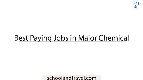 What are the best paying jobs in major chemical? This article will provide an answer to it. The majority of the highest-paying jobs in big chemical companies come with spectacular salaries and a variety of additional benefits. If you have a degree in chemistry, you’ll be able to compete for the highest-paying jobs in the […] The post 13+ Highest Paying Jobs in Major Chemical (FAQs) | 2022 appeared first on School & Travel. Best Paying Jobs, Highest Paying Jobs, Chemical Safety, Laboratory Technician, Forensic Scientist, Good Paying Jobs, Lab Technician, Research Scientist, High Paying Jobs