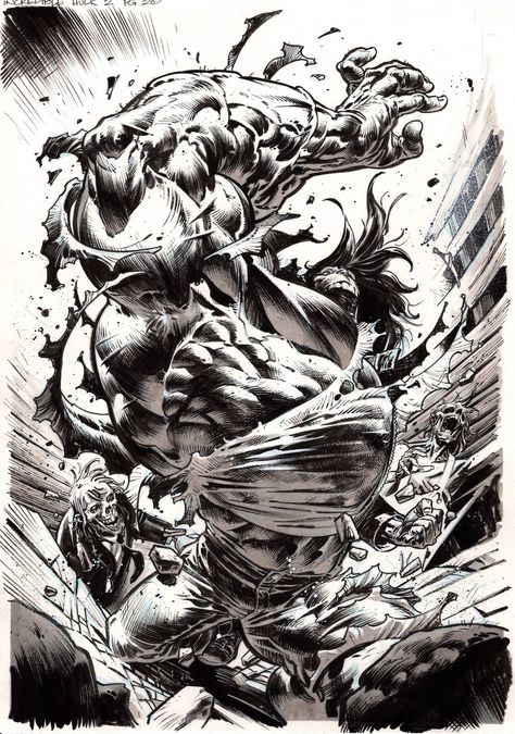 Felix Comic Art (@FelixComicArt) / X Nic Klein Art, Comic Inking, Marvel Comics Hulk, Comic Art Sketch, Black And White Comics, Comic Book Art Style, Black And White Artwork, Art Masters, Art Ink