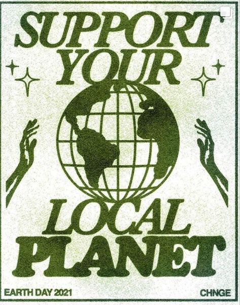 Cute Recycling Poster, Neutral Green Widgets, Support Your Local Planet Poster, Light Posters Aesthetic, Earthy Bedroom Posters, Earthy Posters Vintage, Neutral Collage Pictures, Cool Wall Prints Aesthetic, Vintage Dorm Posters