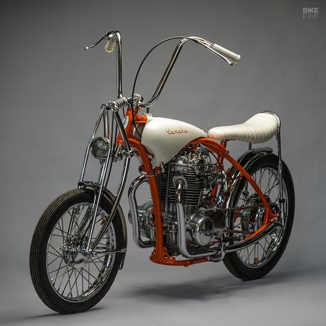 Schwinn-inspired Yamaha XS650 by MotoRelic Bobber Motorcycle Diy, Yamaha Xs650, Sportster Motorcycle, Schwinn Bicycles, Bobber Bikes, Bike Exif, Motorized Bicycle, Scooter Bike, Custom Bicycle