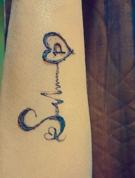 Name tattoo S and P P Name Tattoo, P Name, Tattoo S, Name Tattoo Designs, Henna (mehndi) Design, Mehandi Design, Name Tattoo, Mehandi Designs, Tattoo Designs