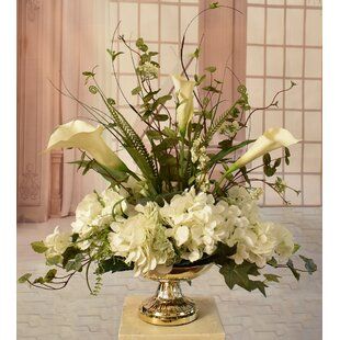 Silk Floral Centerpiece, Orchid Centerpiece, Gold Pedestal, Silk Flower Centerpieces, Orchid Centerpieces, Large Floral Arrangements, Hydrangea Centerpiece, Large Flower Arrangements, January Wedding