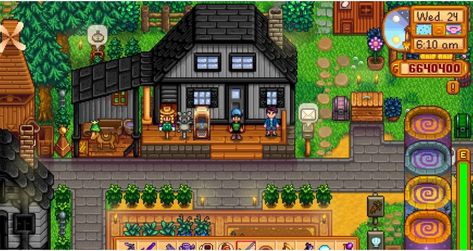 Stardew Valley: Every House Upgrade And Renovation | TheGamer Coop Layout, Stardew Valley House, Farmhouse Layout, Stardew Valley Layout, Stardew Valley Tips, Stardew Valley Farms, Valley Green, Farm Layout, Cellar Design