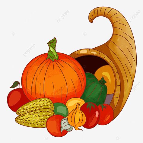 Thanksgiving Cornucopia, Horn Of Plenty, Pumpkin Vector, Pumpkin Stickers, Thanksgiving Treats, Pumpkin Clipart, Yard Cards, Wood Painting Art, Thanksgiving Cards