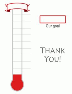 Fundraiser Thermometer, Thermometer Printable, Fundraising Thermometer Templates, Goal Thermometer Templates, Goal Thermometer, Fundraising Thermometer, Reward Chart Template, Goal Chart, Polar Plunge