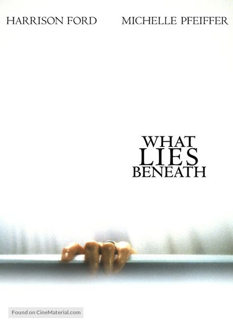 ''What Lies Beneath - WHAT LIES BENEATH'' 2000 U.S movie poster. (9c). Posters Amazon, This Is Us Movie, Information Poster, What Lies Beneath, Michelle Pfeiffer, Original Movie Posters, Movie Memorabilia, Movie Poster, High Resolution