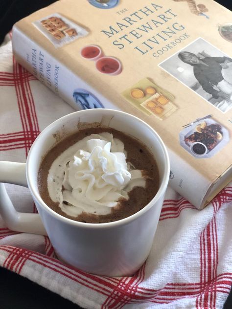 Martha Stewart's Hot Chocolate Recipe Martha Stewart Recipes, Hot Cocoa Recipe, Two Ingredient, Cooking Challenge, Hot Chocolate Drinks, Hot Chocolate Recipe, Martha Stewart Living, Hot Cocoa Mixes, Homemade Hot Chocolate