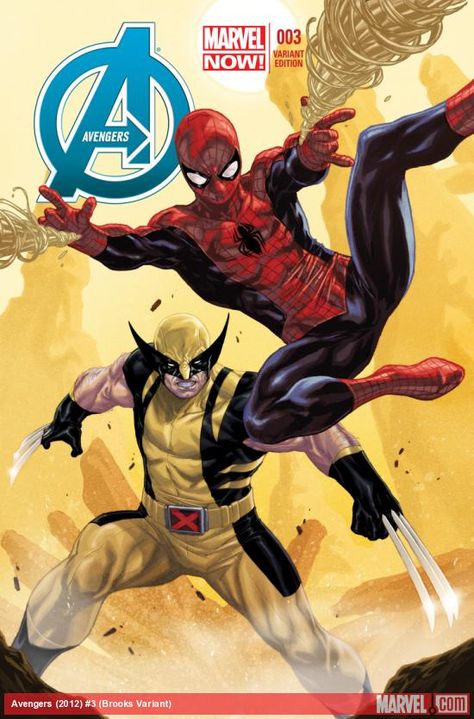 AVENGERS (2012) #3 (BROOKS VARIANT) Mark Brooks, Avengers 2012, Spectacular Spider Man, Wolverine Marvel, Marvel Comics Art, Spiderman Art, Marvel Fan, Superhero Comic, Avengers Assemble