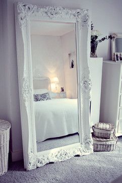 Big Mirror In Bedroom, Large Bedroom Mirror, Guest Bedroom Remodel, Huge Bedrooms, Small Bedroom Remodel, Big Bedrooms, Affordable Bedding, Natural Bedding, Mirror Wall Bedroom