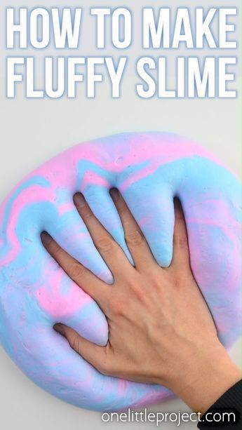 Slime Recipe Videos, Gökkuşaği Pasta, Vetenskapliga Experiment, Fluffy Slime Recipe, Making Fluffy Slime, Fun Activity For Kids, Cool Science, Easy Slime Recipe, Diy Fluffy Slime