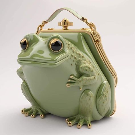 Frog Purse, Funny Purses, Fun Purses, Strange Decor, Funky Handbags, Unusual Handbags, Funky Purses, Black School Bags, Funky Bags