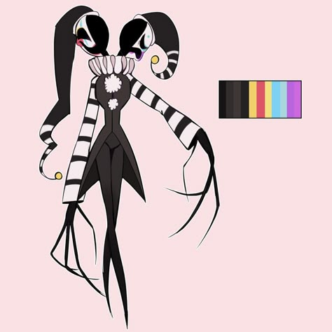 Puppet Oc Drawing, Animatronic Character Design, Puppet Ocs, Mime Oc, Fnaf Animatronic Oc, Puppet Character Design, Jester Character Design, Digital Circus Oc, Fanf Oc