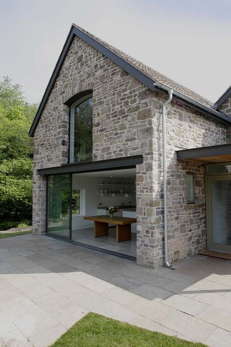 Farm Conversion, Modern Cabins, Cottage Extension, Barn Renovation, Victorian Farmhouse, Modern Barn House, House Extension Design, Modern Farmhouse Exterior, Barn Style House