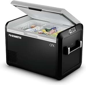 DOMETIC CFX3 55-Liter Portable Refrigerator and Freezer with ICE MAKER, Powered by AC/DC or Solar Camping Fridge, Electric Cooler, Expedition Gear, Rv Refrigerator, Homemade Beef Stew, Portable Refrigerator, Nasal Aspirator, Deep Freeze, Max Love