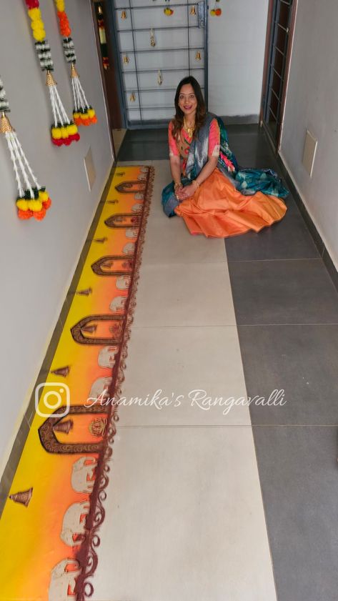 #newdiwalirangoli #Diwalirangolidesigns #rangoliart #rangolilove #kolam #kolamdesigns #easyrangoli #Newdiwalirangoli #Peopcockrangoli #themerangoli Rangoli Designs With Rice, New Diwali Rangoli, Bal Ganesh, Rangoli Designs For Competition, Diwali Drawing, Sankranthi Muggulu, Happy Birthday Clip, Birthday Clip, Border Rangoli