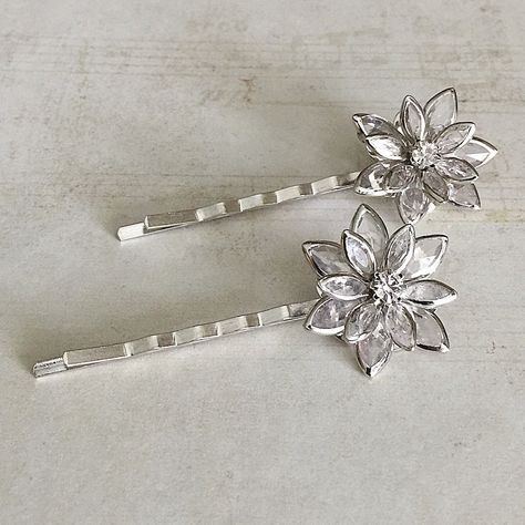 Excited to share this item from my #etsy shop: Clear Hair Pins, Crystal Hair Pins, Crystal Bobby Pins, Rhinestone Bobby Pins, Floral Hair Pins, Flower Hair Pins, Clear Bridal Hairpins Rhinestone Bobby Pins, Bridal Hairpins, Clear Hair, Flower Hair Pins, Floral Hair Pins, Large Gift Boxes, Flower Outline, Crystal Hair Pins, Mermaid Earrings