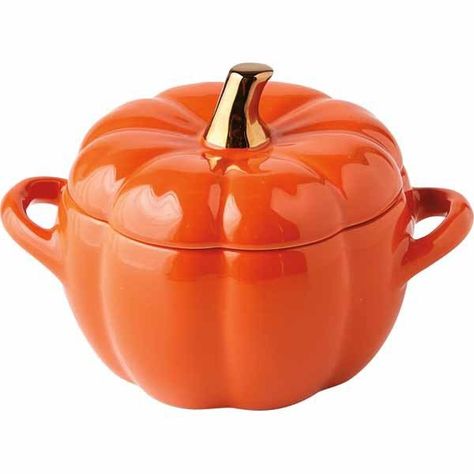 Crofton Pumpkin Casserole Dishes are Back at Aldi Pumpkin Pottery, Pumpkin Casserole, Pumpkin Snack, Pumpkin Bowl, Pumpkin Cups, Pumpkin Bowls, Baking Bowl, Cooking Pumpkin, Soup Bowls With Handles