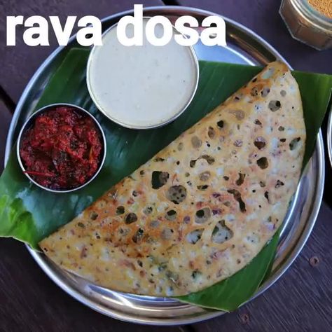 https://www.instagram.com/p/CFwx6f0IR9b/?igshid=1vffjxwxs856d Rava Dosa Recipe, Hebbars Kitchen, Rava Dosa, Hebbar's Kitchen, Break Fast, Dosa Recipe, Indian Dishes, Main Course, Vegetarian Recipes