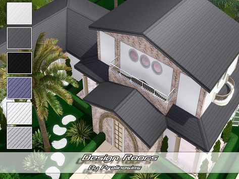 Hamptons Windows, Sims 4 Men Clothing, Contemporary Windows, Sims 4 Tsr, Free Sims 4, Free Sims, Roof Styles, Slate Roof, Sims 4 Build