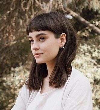 Short Fringe Round Face, Round Face Micro Bangs, Baby Bangs Shoulder Length Hair, Microbangs Straight Hair, Baby Bangs Long Hair Straight, Micro Bangs With Long Hair Round Face, Baby Bangs Straight Hair, Baby Bangs Haircut, Micro Fringe Long Hair