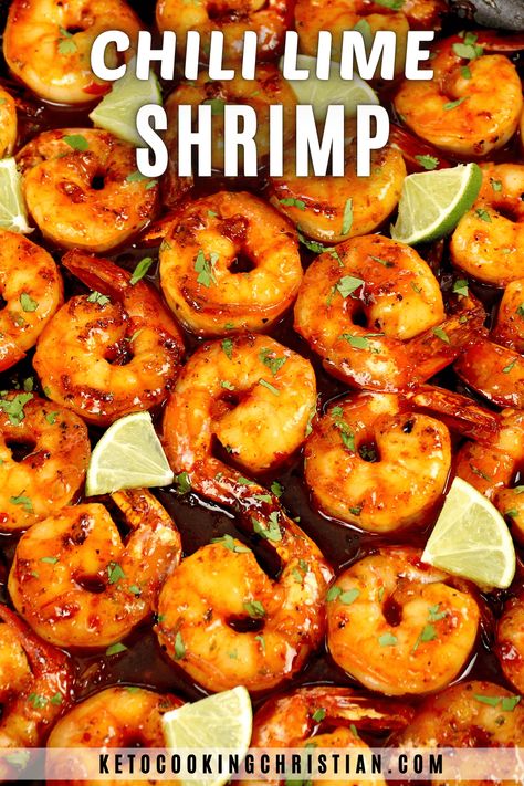 Chilli Lime Shrimp, Citrus Shrimp, Lime Shrimp Recipes, Honey Lime Shrimp, Keto Shrimp Recipes, Chili Lime Shrimp, Honey Garlic Chicken Thighs, Lime Shrimp, Delicious Seafood Recipes