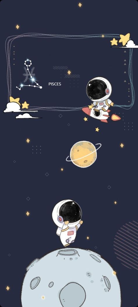 Cute Pastel Wallpaper Kawaii, Wallpaper Crazy, Funny Astronaut, Iphone Wallpaper Vsco, Astronaut Wallpaper, Space Phone Wallpaper, Wallpaper Hp, Wallpaper Disney, Crazy Wallpaper