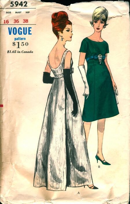 60s Vogue, Evening Dress Sewing Patterns, Cocktail Dress Patterns, Vogue Dress Patterns, Vintage Evening Gowns, Evening Dress Patterns, Vintage Vogue Patterns, Vintage Vogue Sewing Patterns, Drawing Things