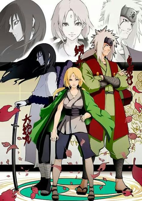 Naruto Orochimaru Cosplay, Tsunade Jiraiya, Jiraiya And Tsunade, Legendary Sannin, Tsunade And Jiraiya, Kaname Kuran, Naruto Teams, Kushina Uzumaki, Naruto Fan Art