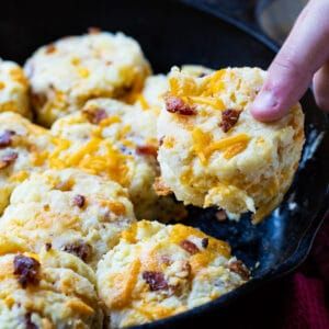 Bacon Cheddar Biscuits, Savory Bread Recipe, Homemade Buttermilk Biscuits, Homemade Pasta Recipe, Cheddar Biscuits, Southern Kitchen, Homemade Biscuits, Bacon Cheddar, White Sauce