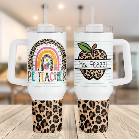 Teacher tumbler cups vinyl