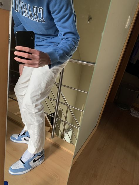 Aj1 University Blue Outfit, Air Jordan 1 University Blue Outfit Men, Jordan 1 Blue Outfit, Air Jordan 1 University Blue Outfit, Jordan 1 Unc Outfit, Jordan 1 University Blue Outfit Mens, Tios Canis, University Blue Jordans Outfit Men, Blue Jordan Outfit