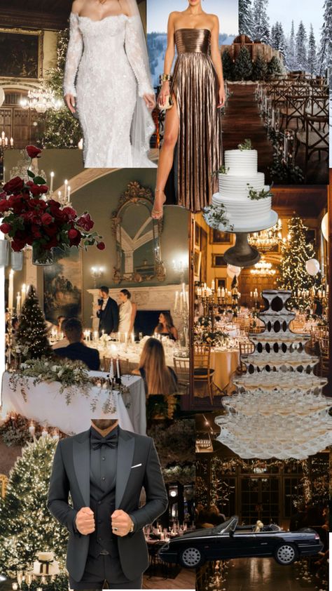 Winter wedding, December wedding, dark manor aesthetic, vintage Dark Manor Aesthetic, Manor Aesthetic, Vintage December, Wedding December, December Wedding, Gothic Wedding, Aesthetic Vintage, Winter Christmas, Winter Wedding